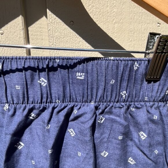 Toad & Co Blue and White Tencel Skirt - Size L - Picture 7 of 9